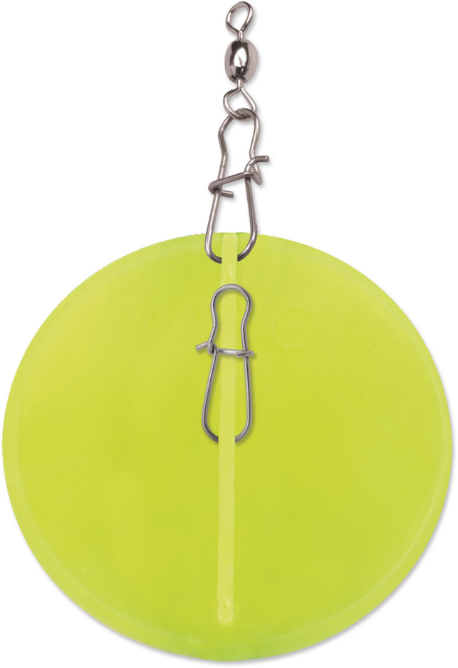 Luhr Jensen Dipsy Diver Chartreuse/White Bottom #1