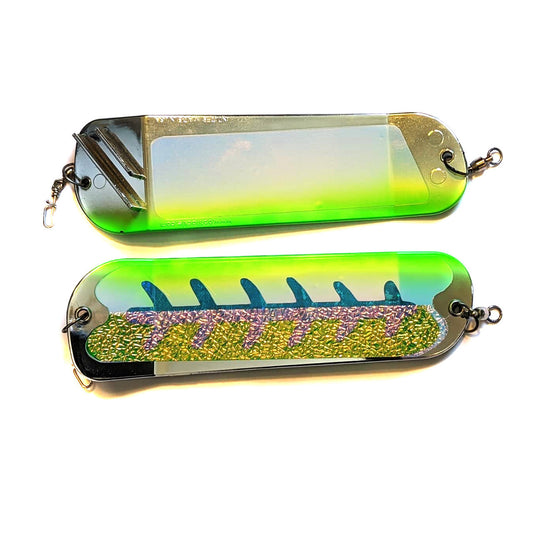 Salmon Candy Alty's Green Stud UV Flasher