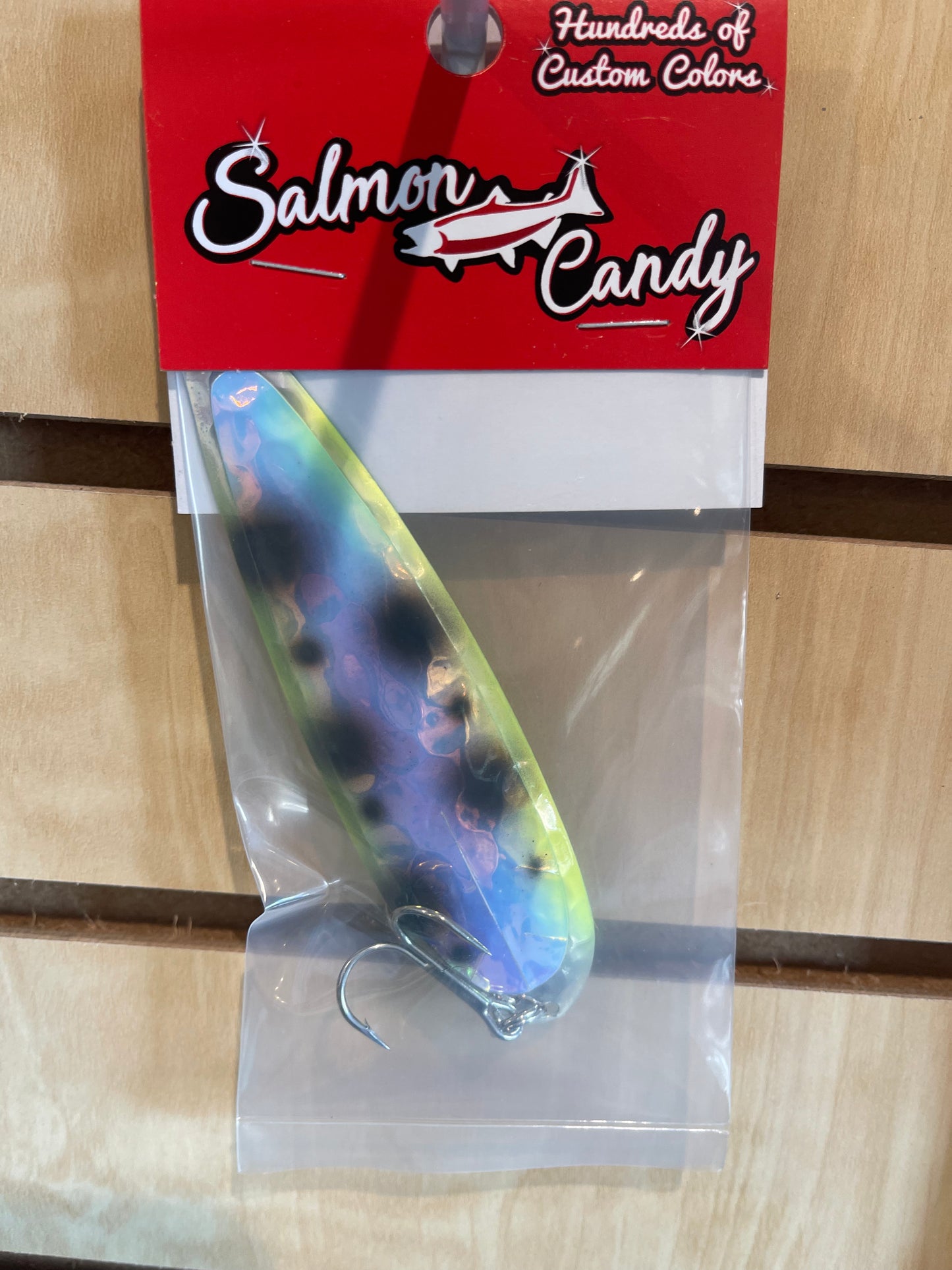 Salmon Candy Forder's Frog Silver Magnum Spoon