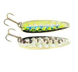 Salmon Candy UV Mt Dew Stud Silver Magnum Spoon