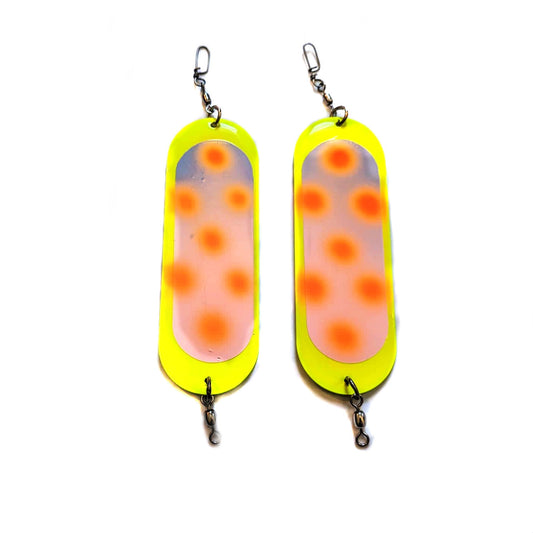 Salmon Candy Double O UV Fire Dot Dodger