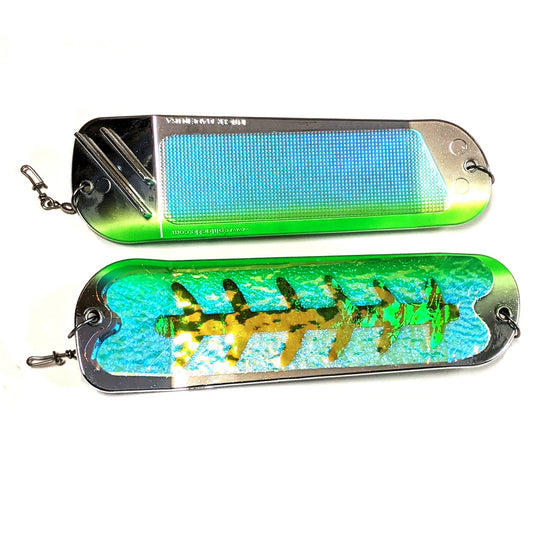 Salmon Candy Chrome Hammertime UV Flasher