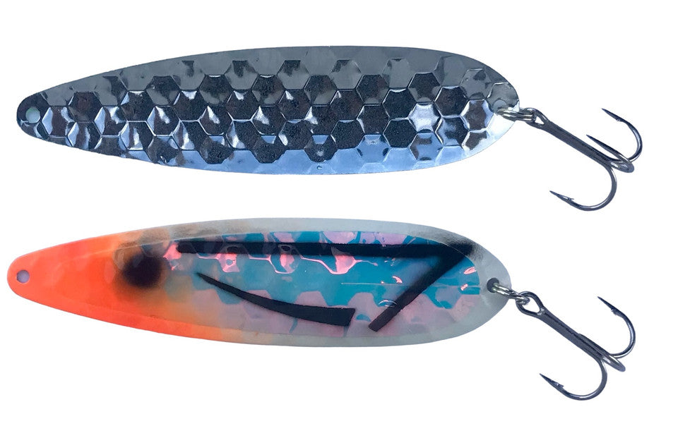 Salmon Candy UV Orange Tyee Pounder Super Glow Magnum Spoon