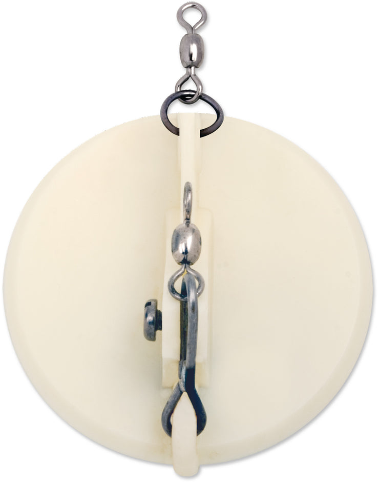 Luhr Jensen Dipsy Diver Everglo/White Bottom #1