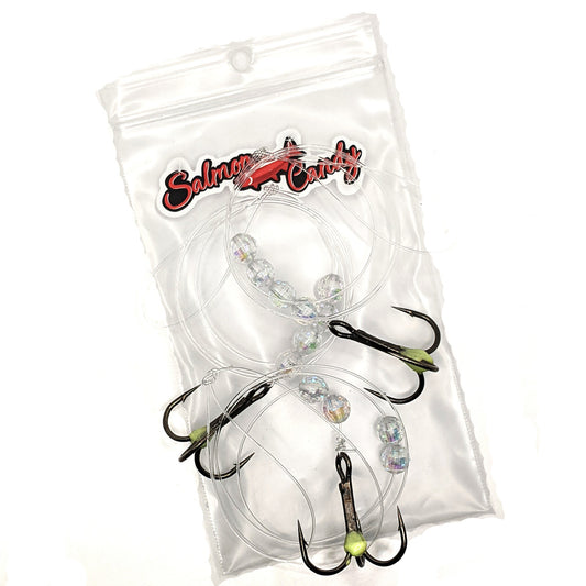 Salmon Candy 3 Pack Leaders 30"
